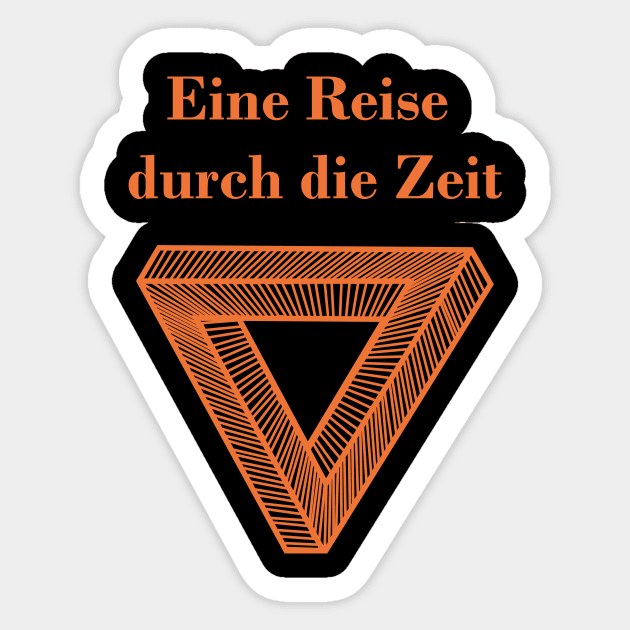 Eine Reise durch die Zeit Sticker by insidethetardis